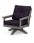 Vineyard Deep Seating Swivel Chair