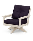 Vineyard Deep Seating Swivel Chair
