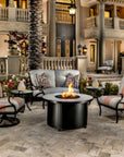 Capri Round Chat Height Fire Pit