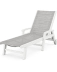 Coastal Chaise with Wheels
