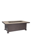 Santorini Rectangle Occasional Height Fire Pit