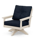 Vineyard Deep Seating Swivel Chair