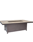 Capri Rectangle Occasional Height Fire Pit