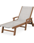 Coastal Chaise with Wheels