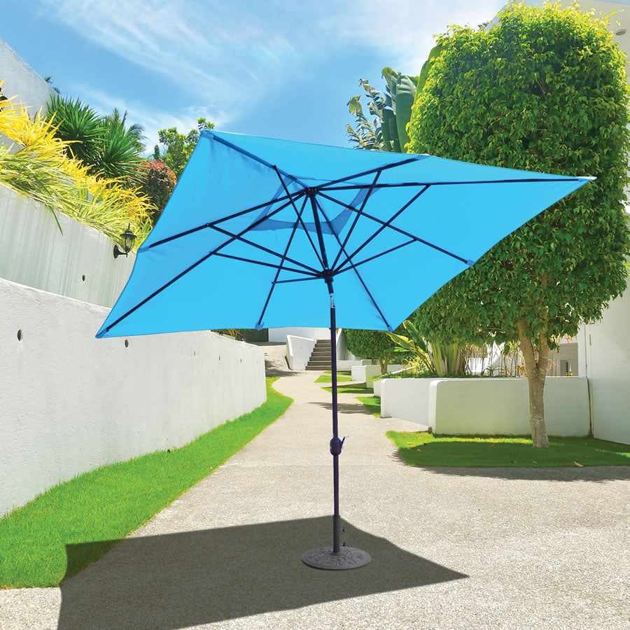 Galtech 10x10 Deluxe Auto Tilt Umbrella – Pacific Patio Furniture