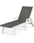 Coastal Chaise with Wheels