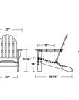 Classic Folding Adirondack Chair