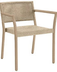 Ebel Orleans Aluminum Stackable Outdoor Dining Arm Chair