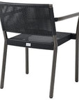 Ebel Orleans Aluminum Stackable Outdoor Dining Arm Chair