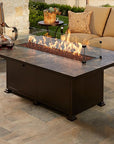 Santorini Rectangle Chat Height Fire Pit