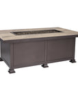 Santorini Rectangle Occasional Height Fire Pit