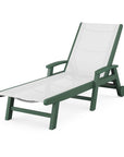 Coastal Chaise with Wheels