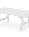 Rustic Farmhouse 39" x 75" Dining Table