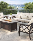 Villa Bianca High Back Lounge Swiveling Rocker