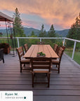 Lakeside 7-Piece Farmhouse Dining Set