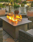 Erie 36x58" Driftwood Rectangular Fire Pit