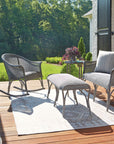 All Seasons High Back Porch Rocker with Padded Seat