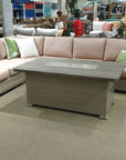 Erie 36x58" Driftwood Rectangular Fire Pit