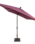 Treasure Garden 8x10' Auto Tilt Rectangle Market Umbrella