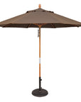 Treasure Garden 9ft Quad Pully Lift Market Umbrella