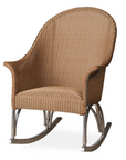All Seasons High Back Porch Rocker with Padded Seat
