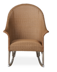All Seasons High Back Porch Rocker with Padded Seat