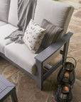 Leeward MGP Cushion Right Arm Two-Seat Hidden Motion Sectional