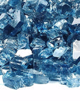 Blue Lagoon Reflective Fire Glass