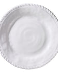 White Rope Round 11 in. Dinner Plate White