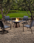 Basso 36" Round Chat Height Fire Pit