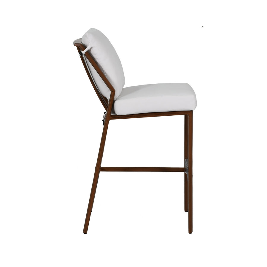 Berkeley Cushioned Armless Bar Stool