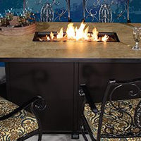 Elba Rectangle Counter Height Fire Pit