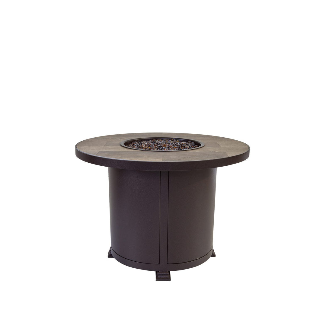 Santorini Round Chat Height Fire Pit