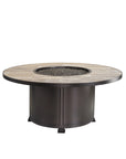 Santorini Round Chat Height Fire Pit