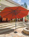 8x11' Oval Deluxe Auto Tilt Umbrella