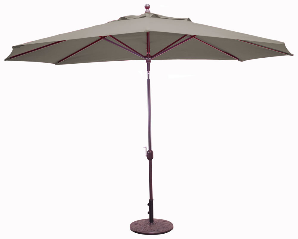 8x11' Oval Deluxe Auto Tilt Umbrella