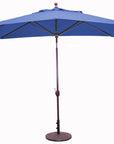 8x11' Oval Deluxe Auto Tilt Umbrella