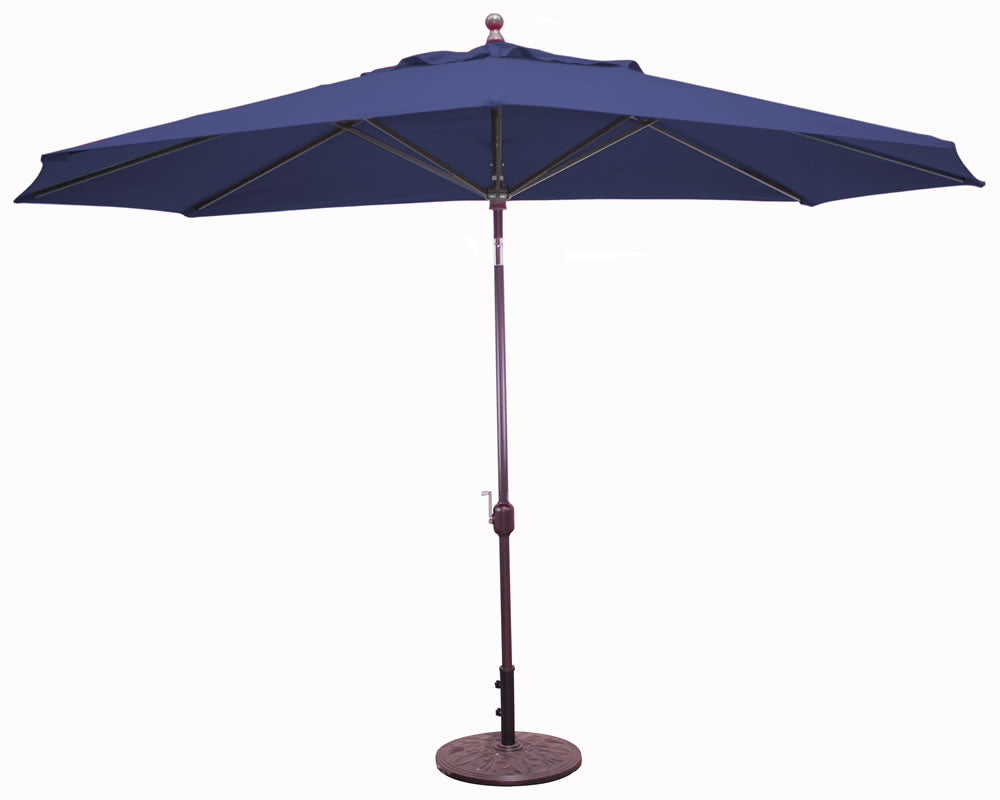 8x11' Oval Deluxe Auto Tilt Umbrella