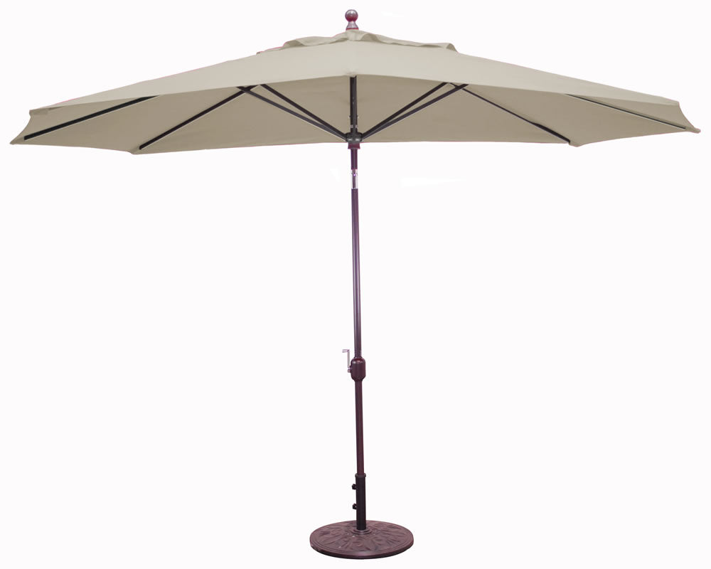 8x11&#39; Oval Deluxe Auto Tilt Umbrella