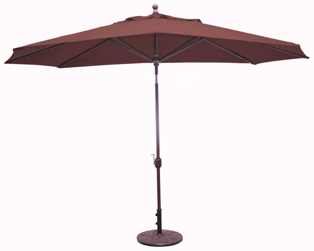 8x11&#39; Oval Deluxe Auto Tilt Umbrella