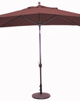 8x11' Oval Deluxe Auto Tilt Umbrella