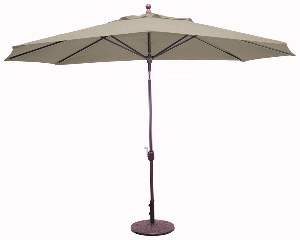 8x11&#39; Oval Deluxe Auto Tilt Umbrella