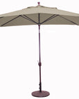 8x11' Oval Deluxe Auto Tilt Umbrella