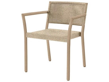 Ebel Orleans Aluminum Stackable Outdoor Dining Arm Chair