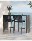 Ebel Orleans Aluminum Stackable Counter Height Armless Stool