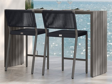 Ebel Orleans Aluminum Stackable Counter Height Armless Stool