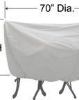 PFC536 - 36" Rd/Sq Table & Chairs Cover