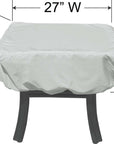 PFC815 - 19-26" Sq Fire Pit, Ottoman & Occasional Table Cover