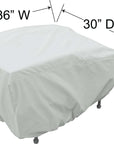 PFC825 - Small Rectangle Fire Pit, Ottoman & Occasional Table Cover