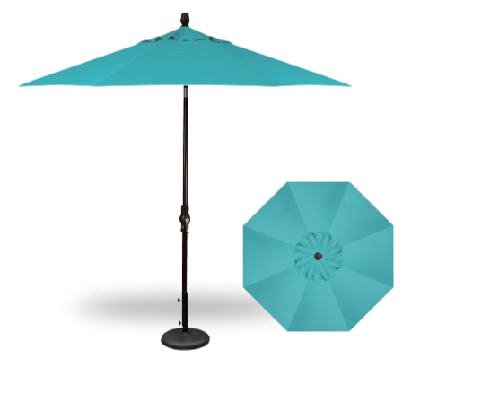 9&#39; Collar Tilt Umbrella